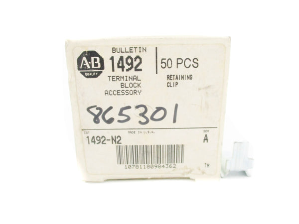 ALLEN BRADLEY 1492-N2 SER. A (PKG OF 50) (WH) NSMP