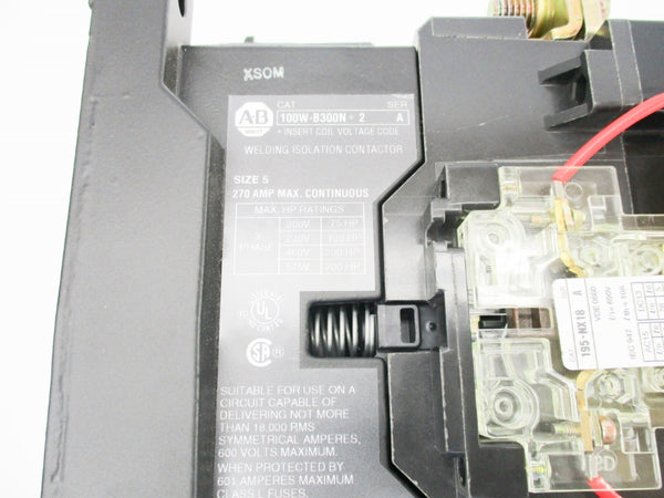 ALLEN BRADLEY 100W-B300ND2 SER. A  110-120V NSNP