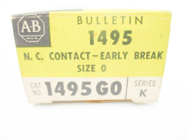 ALLEN BRADLEY 1495-G0 SER. K (BK/YL) NSMP