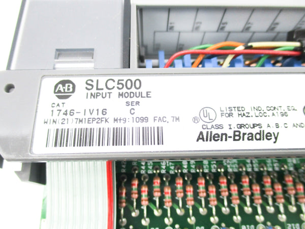 ALLEN BRADLEY 1746-IV16 SER. C (AS PICTURED) UNMP