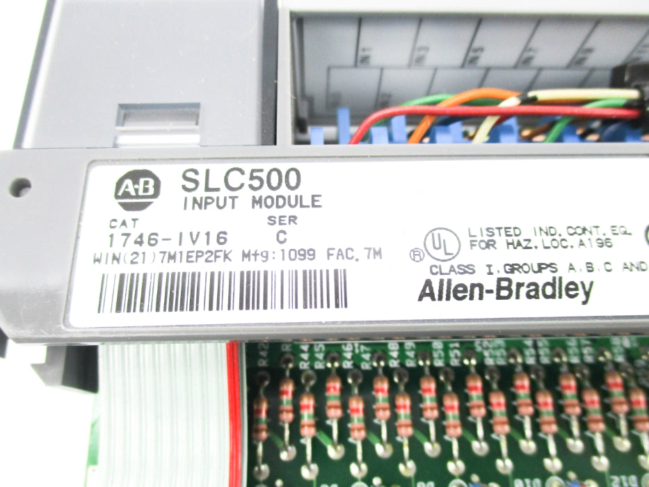 ALLEN BRADLEY 1746-IV16 SER. C (AS PICTURED) UNMP