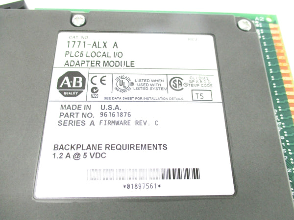 ALLEN BRADLEY 1771-ALX SER. A F/W C UNMP