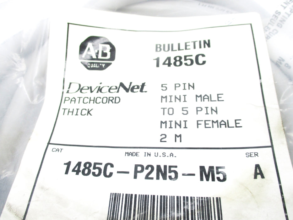 ALLEN BRADLEY 1485C-P2N5-M5 SER. A NSMP