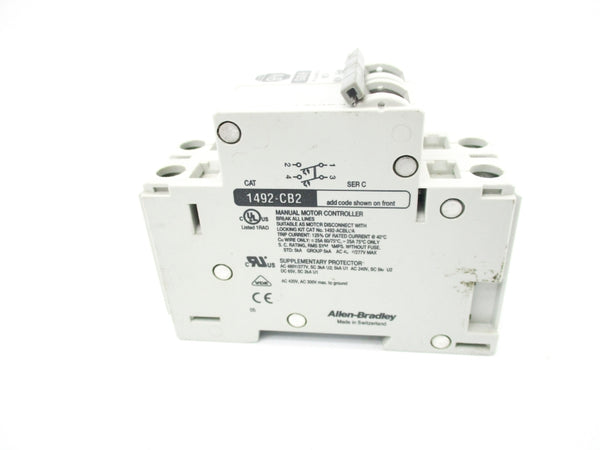 ALLEN BRADLEY 1492-CB2H015 SER. C 277VAC 1.5A NSNP