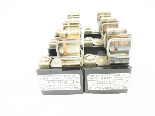 ALLEN BRADLEY 1491-N126 SER. A 600V 30A (PKG OF 2) (BR/YL) NSMP