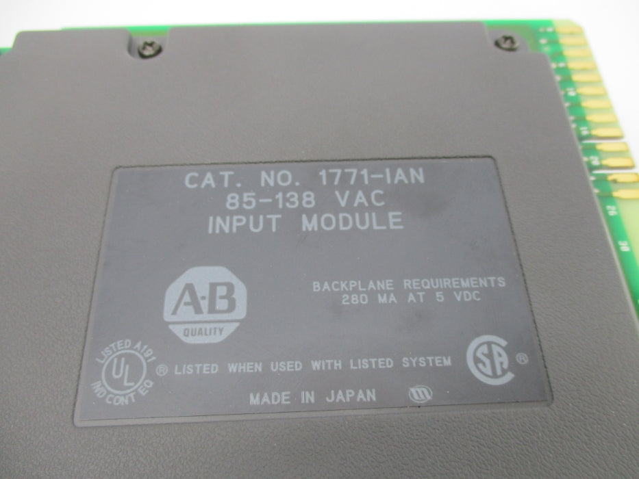 ALLEN BRADLEY 1771-IAN UNMP