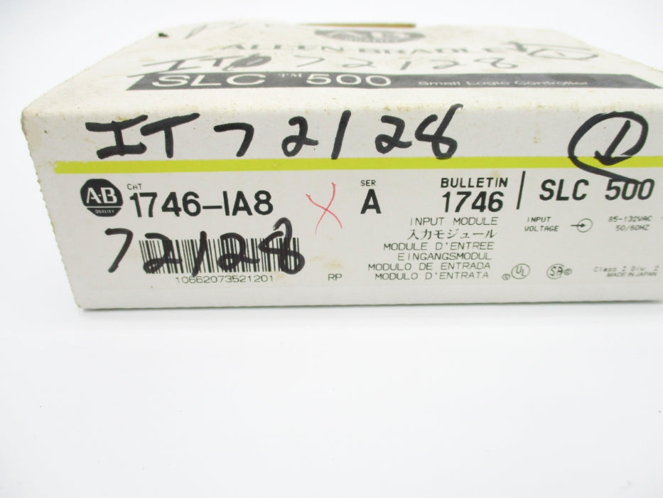 ALLEN BRADLEY 1746-IA8 SER. A 85-132VAC NSMP