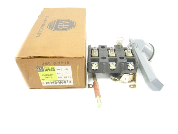 ALLEN BRADLEY 1494R-N60 SER. A 460V 60A (AS PICTURED)  (BR/YL) NSMP