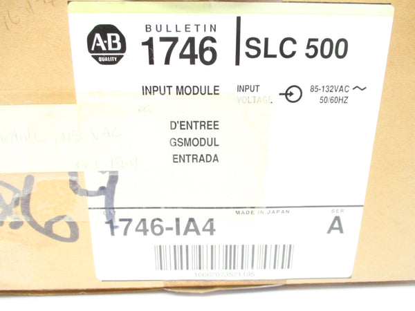 ALLEN BRADLEY 1746-IA4 SER. A NSMP
