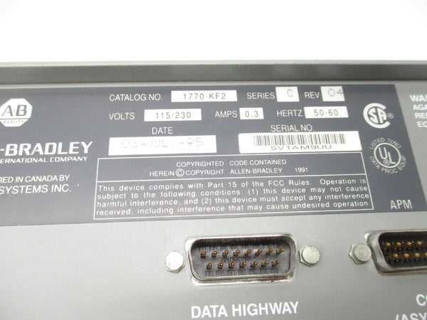 ALLEN BRADLEY 1770-KF2 SER. C NSNP
