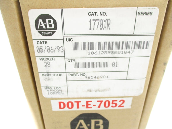 ALLEN BRADLEY 1770-XR NSMP