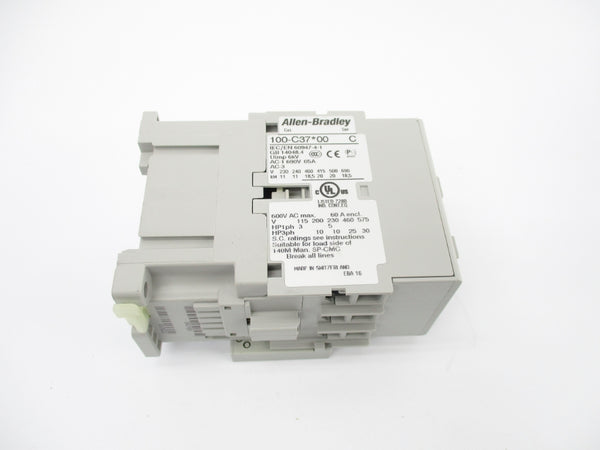 ALLEN BRADLEY 100-C37D10 SER. C 110/120V 65A (BR/WH) NSMP