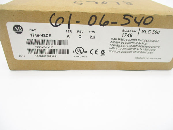 ALLEN BRADLEY 1746-HSCE SER. A F/W 2.3 REV. C NSMP