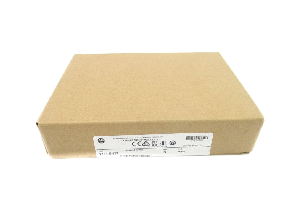 ALLEN BRADLEY 1756-EN2T SER. D F/W 10.007 DATE: 2017 NSFS