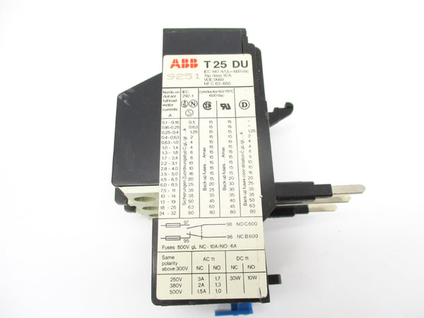 ABB T25DU-1.8 660VAC 1.3-1.8A NSNP