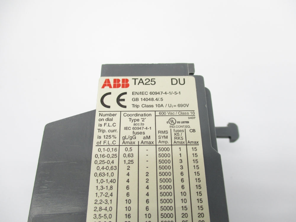 ABB TA25DU-19 690V 13-19A UNMP