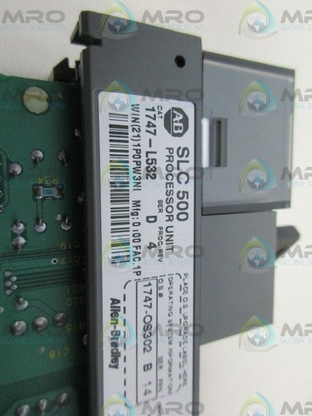 ALLEN BRADLEY 1747-L532 SER. D F/W 14 (AS PICTURED)  NSNP