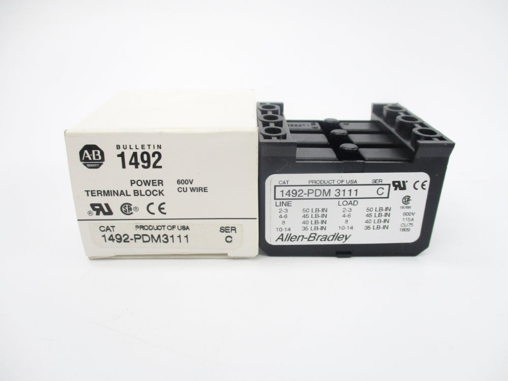 ALLEN BRADLEY 1492-PDM3111 SER. C NSMP