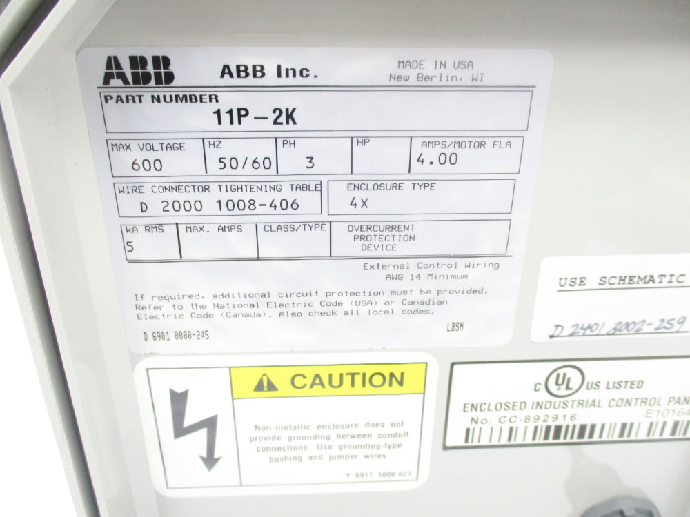 ABB 11P-2K NSNP