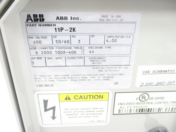 ABB 11P-2K NSNP