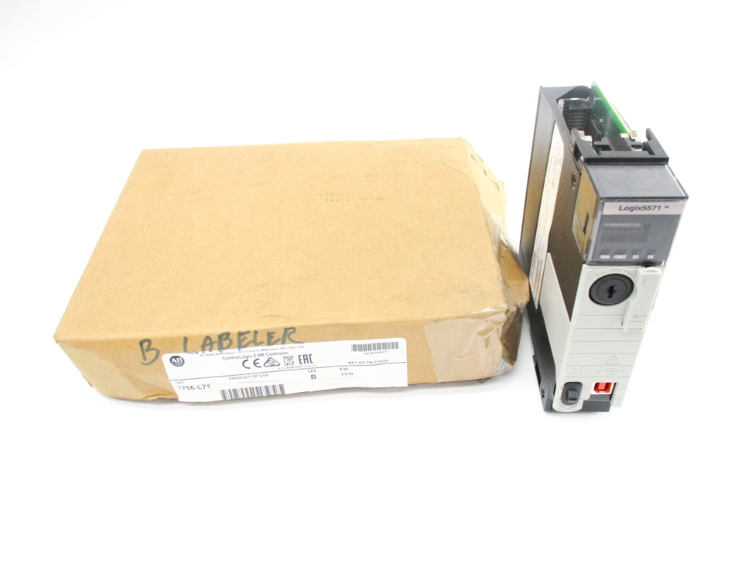 ALLEN BRADLEY 1756-L71 SER. B F/W 1.010 (NO KEY) NSMP