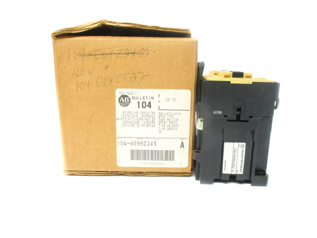 ALLEN BRADLEY 104-A09NZ243 SER. A 24VDC (BR/WH) NSMP