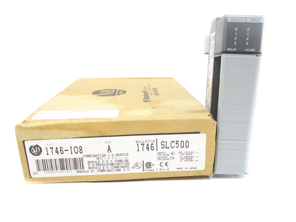 ALLEN BRADLEY 1746-IO8 SER. A 85-132VAC NSMP