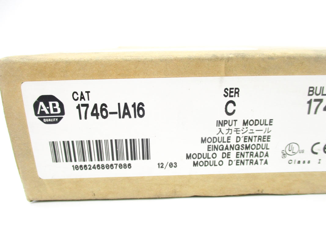 ALLEN BRADLEY 1746-IA16 SER. C NSFS