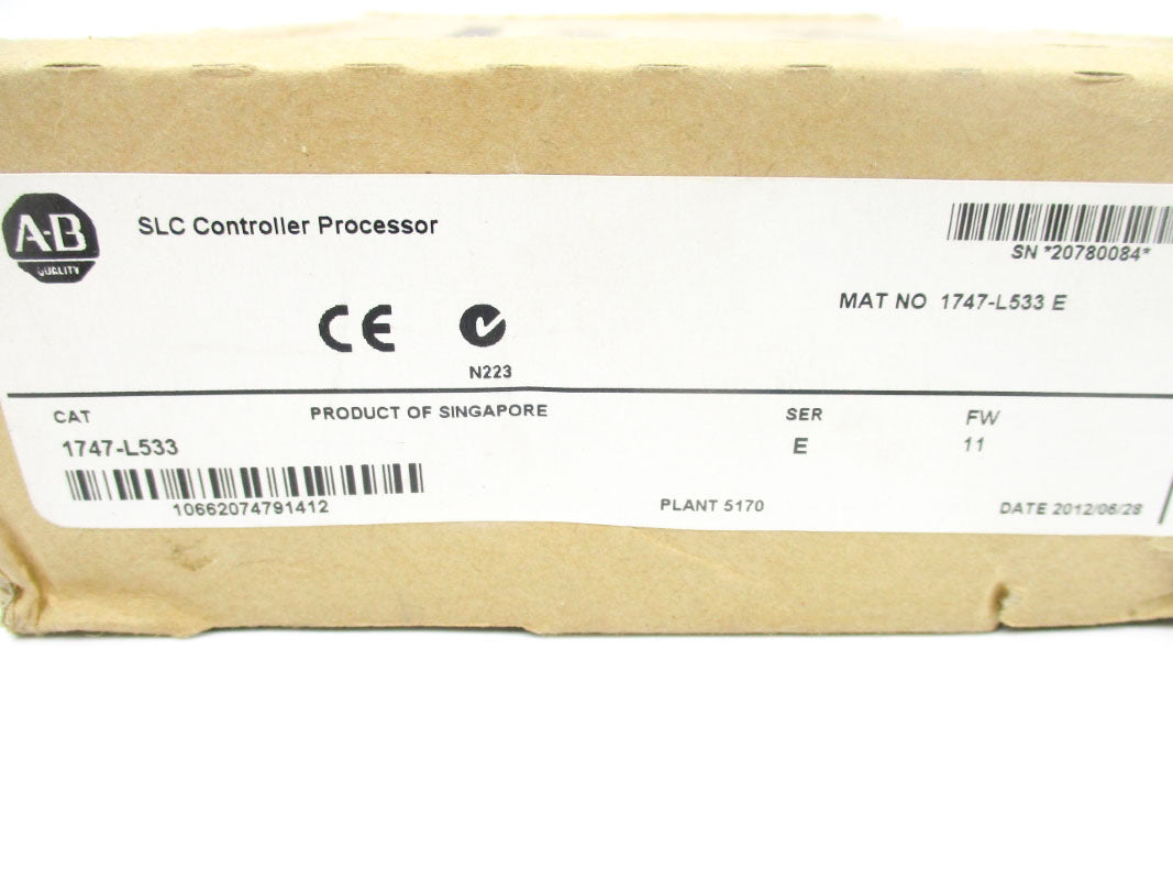 ALLEN BRADLEY 1747-L533 SER. E F/W 11 NSMP
