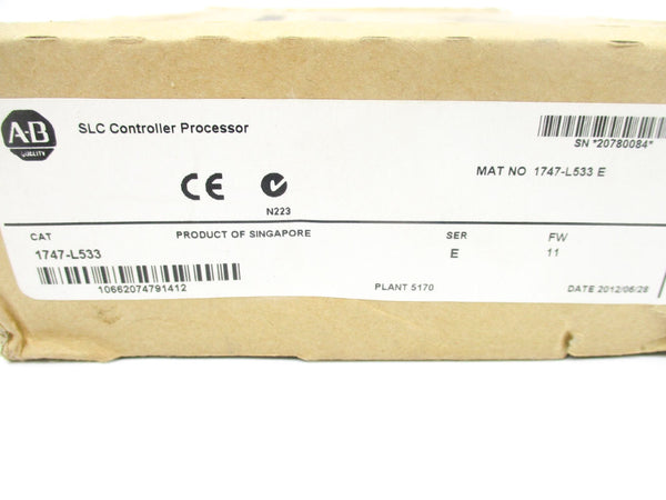 ALLEN BRADLEY 1747-L533 SER. E F/W 11 NSMP