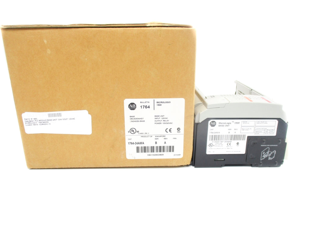 ALLEN BRADLEY 1764-24AWA 120VAC SER. B REV. A NSMP