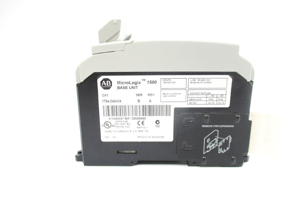 ALLEN BRADLEY 1764-24AWA 120VAC SER. B REV. A NSMP
