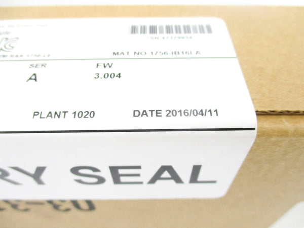ALLEN BRADLEY 1756-IB16I SER. A F/W 3.004 DATE: 2016 NSFS