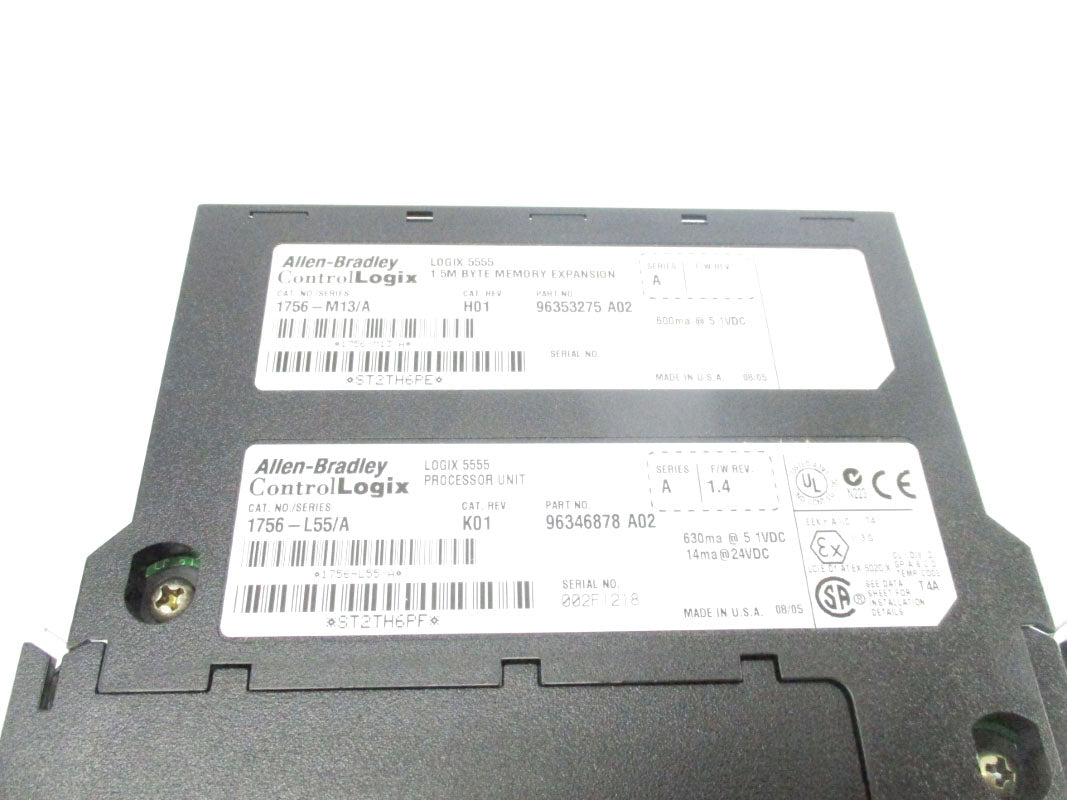 ALLEN BRADLEY 1756-L55M13 SER. A F/W 1.4 NSMP