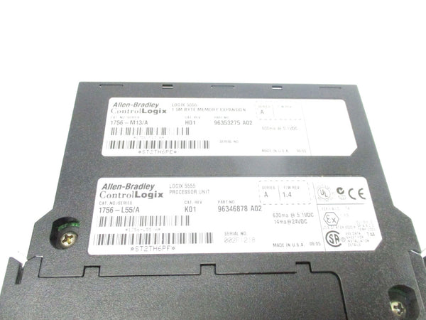 ALLEN BRADLEY 1756-L55M13 SER. A F/W 1.4 NSMP