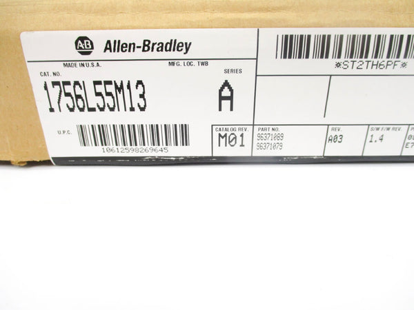 ALLEN BRADLEY 1756-L55M13 SER. A F/W 1.4 NSMP
