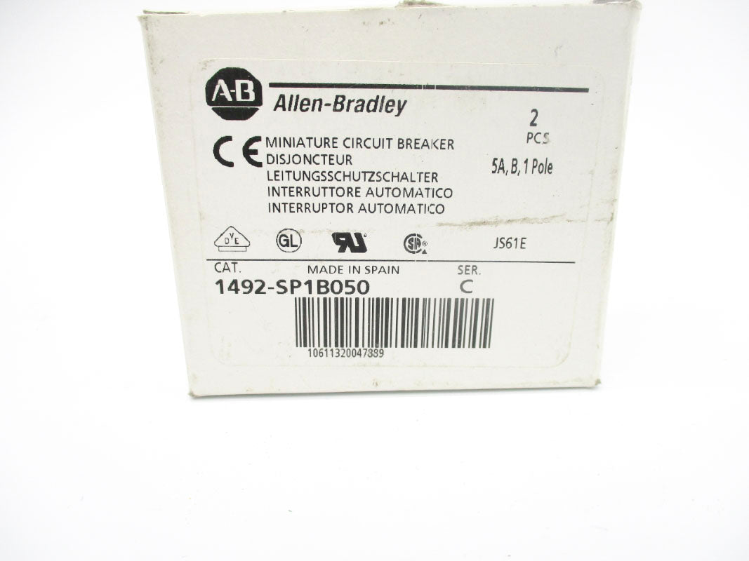 ALLEN BRADLEY 1492-SP1B050 SER. C 240/415VAC 5A NSMP