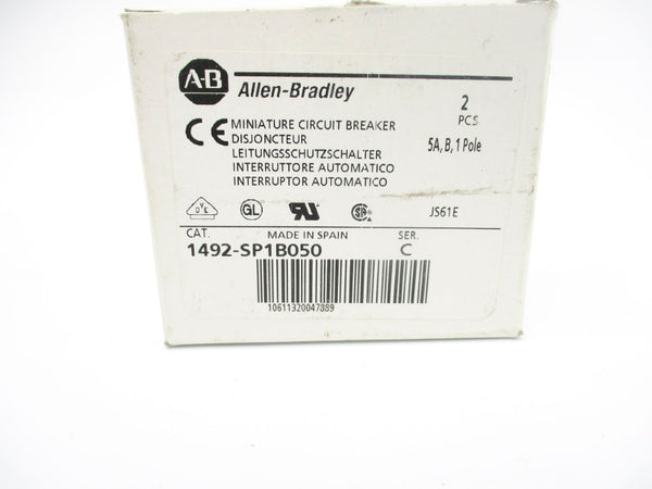 ALLEN BRADLEY 1492-SP1B050 SER. C 240/415VAC 5A NSMP