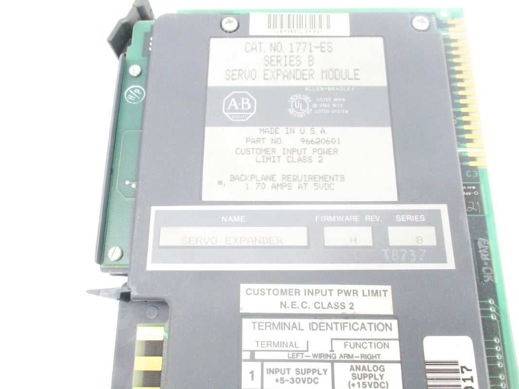 ALLEN BRADLEY 1771-ES SER. B F/W H UNMP
