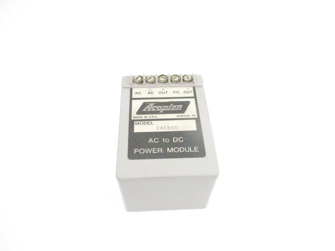 ACOPIAN 24EB60 110VAC/24VDC UNMP