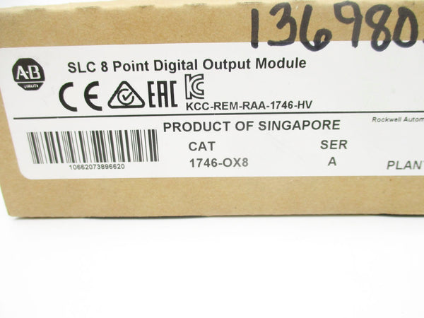 ALLEN BRADLEY 1746-OX8 SER. A DATE: 2016 NSFS