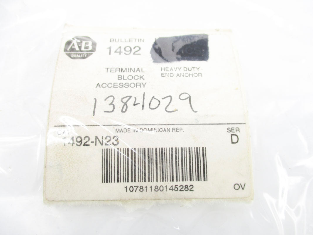 ALLEN BRADLEY 1492-N23 SER. D NSNP