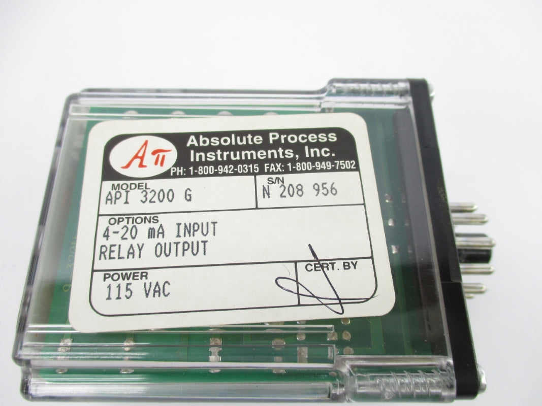 ABSOLUTE PROCESS INSTRUMENTS API3200G 115VAC UNMP