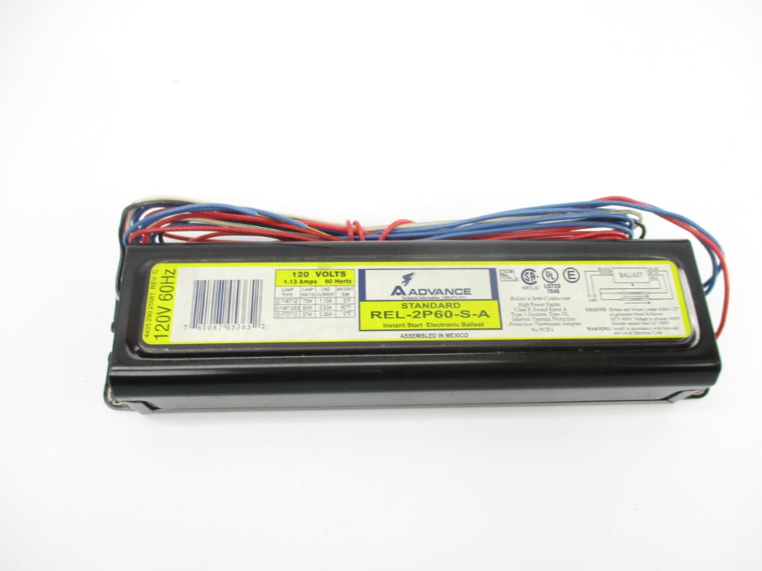 ADVANCE REL2P60SA 120V 1.13A NSMP