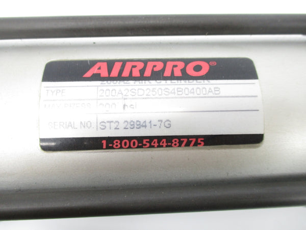 AIRPRO 200A2SD250S4B0400AB 200PSI UNMP
