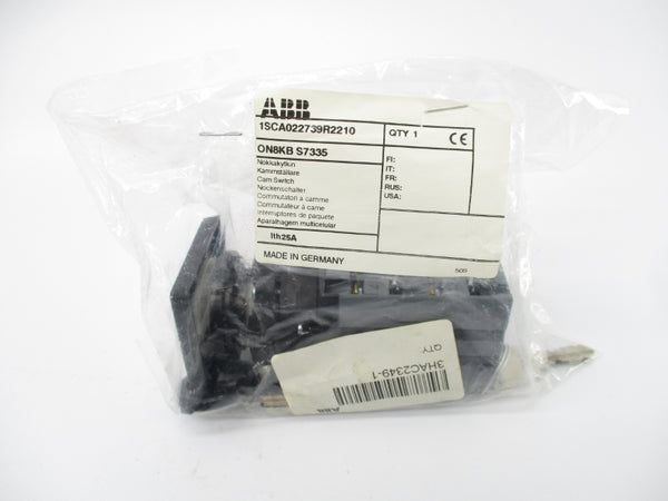 ABB 1SCA022739R2210 ON8KBS7335 600VAC 25A NSMP