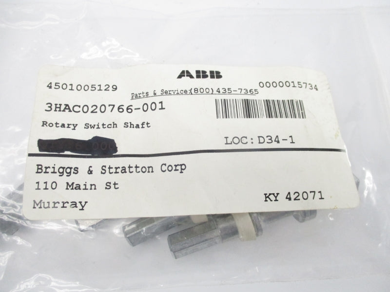 ABB 3HAC020766-001 (PKG OF 4) NSMP