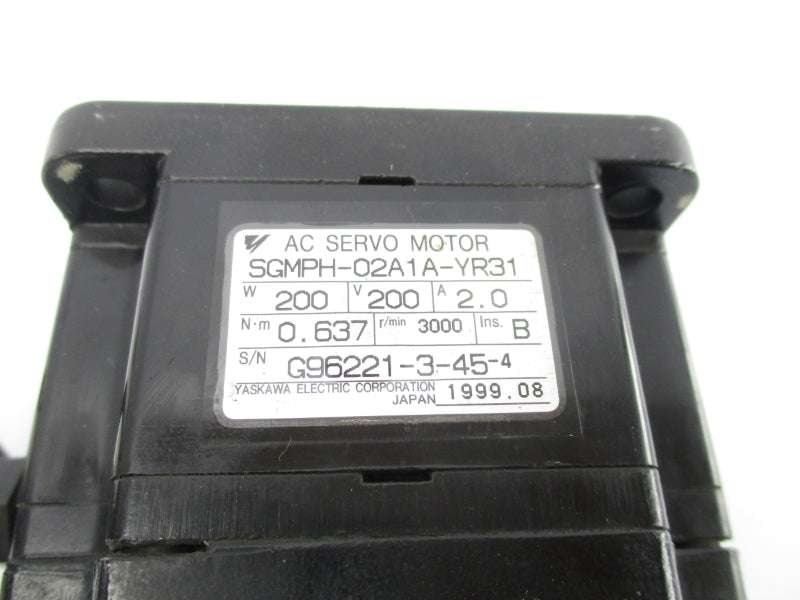 YASKAWA ELECTRIC SGMPH-02A1A-YR31 200VAC 2.0A NSNP
