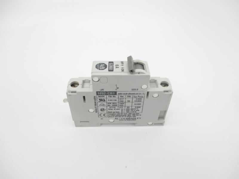 ALLEN BRADLEY 1492-CB1G060 SER. B 420VAC 6A UNMP