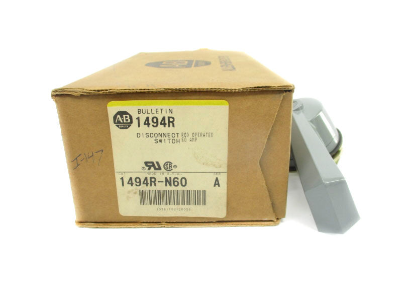 ALLEN BRADLEY 1494R-N60 SER. A 460V 60A (BR/YL) NSMP